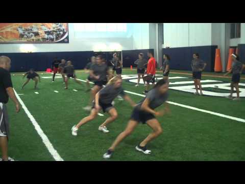 Auburn Softball 8-25-2011 Agility and Conditioning Workout.wmv