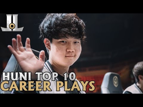 Huni Top 10 Career Plays | Lol esports