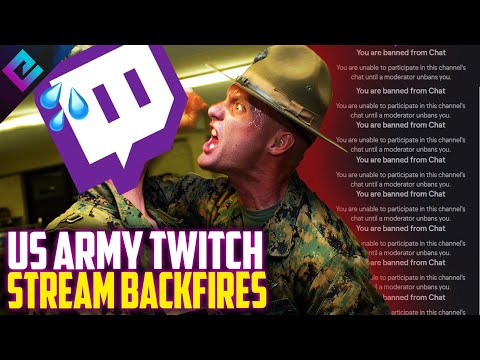 US Army Esports Twitch Controversy and Banning People