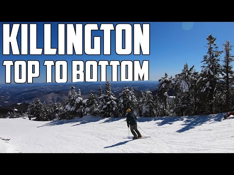 Skiing Killington, VT Top to Bottom – Longest Possible Route